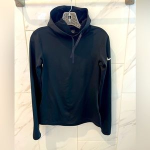 Nike Pro Dri- Fit hooded pullover - fitted with thumb holes, like new, size S